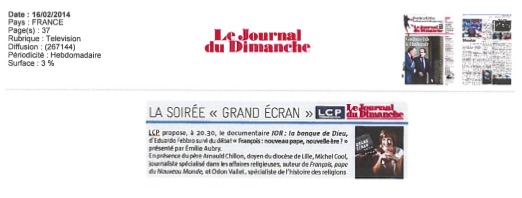 Revue de Presse IOR la banque de Dieu 13